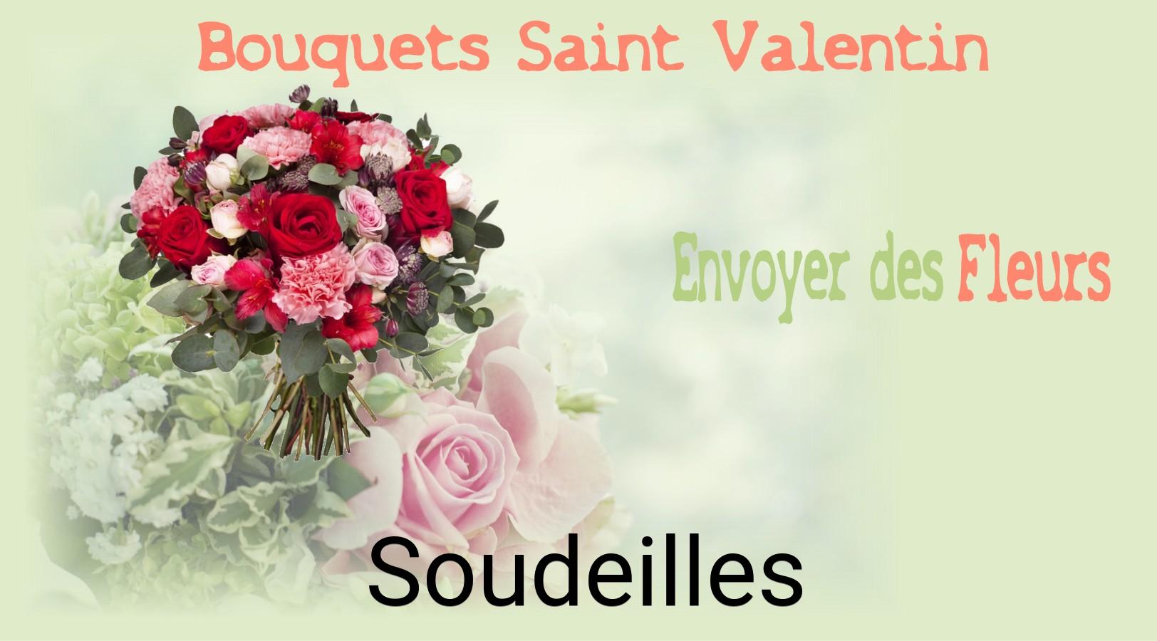 Roses de Saint-Valentin livrées à Soudeilles